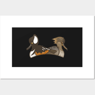 Hooded Merganser Posters and Art